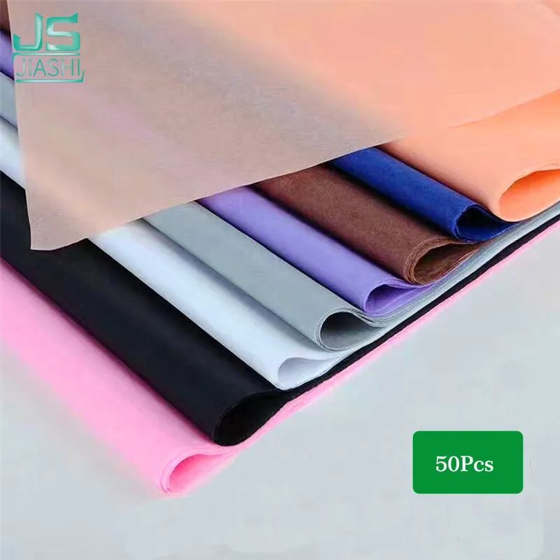 

50pcs DIY Material 75*50CM Tissue Paper Floral Wrapping Paper Home Decoration Festive Party Packaging Paper