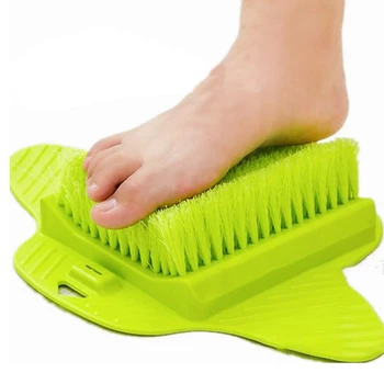 

Plastic Feet Cleaning Brush Stronger Easy Foot Massager Cleaner Sucker Creative Designer Cleaning Rubbing The Bottom Of The Dead