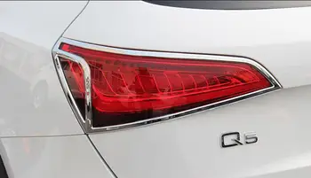 

For Audi Q5 2008 2009 2010 2011 2012 2013 2014 2015 Quality ABS Chrome Rear Tail light Lamp Cover Trims 2pcs Glossy