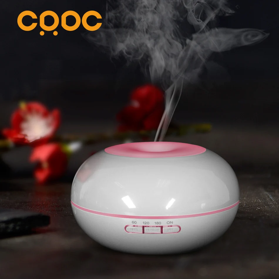 

CRDC 300ml Aroma Essential Oil Cool Mist Humidifier with Adjustable Mist Mode Air Humidifier Ultrasonic Aromatherapy