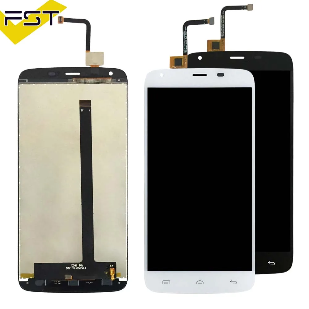 Дешево 100% Протестировано Для DOOGEE T6 lcd s дисплей + кодирующий преобразователь сенсорного экрана в сборе Замена Для DOOGEE T6 pro 1280X720 lcd экран