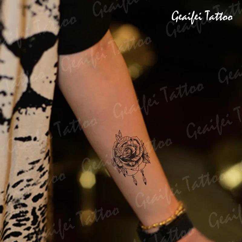 small rose temporary tattoo arm neck back leg waist products small rose temporary tattoo arm neck back leg waist products
