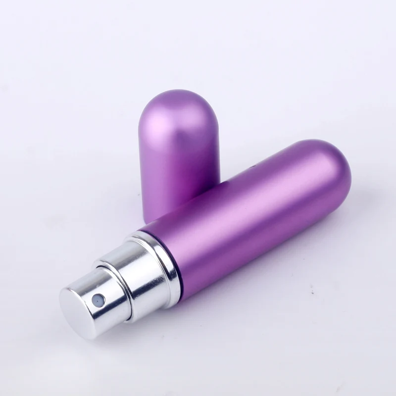 Garrafa de Perfume Garrafas de Spray Garrafas de Bomba de Alumínio de Vidro Peças Atomizador Mini Portátil Vazio Recipientes Cosméticos 5 5ml 10 Beleza e saúde