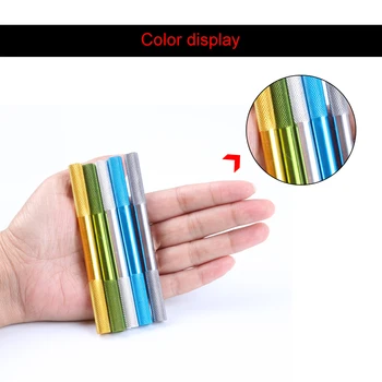 

New 10Pcs/Lot Multiple Color Aluminum Boilie Needle with Drill Carp Fishing Baiting Tool/ Hair Rig Winter Fishing Tackle Tool