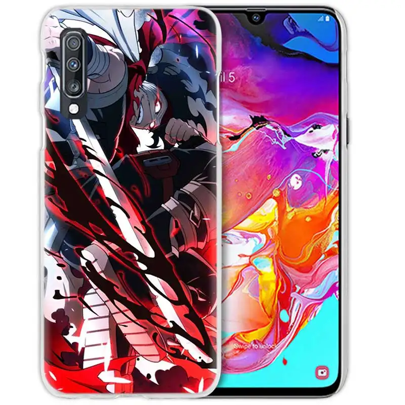 Аста черный клевер чехол для samsung Galaxy A50 A70 A20e A40 A80 A60 A30 A20 A10 A8 A6+ A9 A7 жесткий аниме чехол для телефона чехол - Цвет: 09