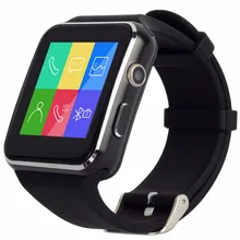 X6s gekrümmten leinwand bluetooth smart watch uhr smartwatch sport uhr armbanduhr für android-handy mit kamera unterstützung sim karte