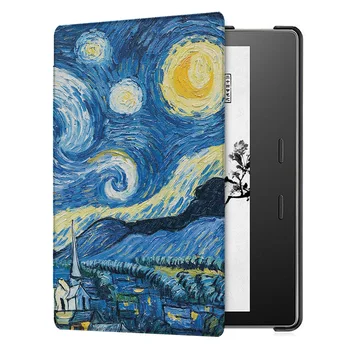 

Ultra slim cover case for 2017 new Amazon kindle oasis 7" 2nd ereader painting cover case+gift