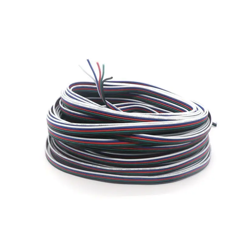 

20M 5-Pin Extension Wire Cable Cord For RGBW RGBWW 3528 5050 LED Strip Light Lamp