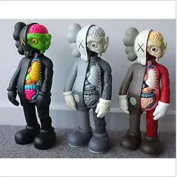 Высокое Качество 16 дюйм(ов) KAWS ВСКРЫТЫЙ ТОВАРИЩЕЙ, Originalfake Kaws ТОВАРИЩА, ПРОХОДЯЩЕЙ ЧЕРЕЗ С первоначально коробкой