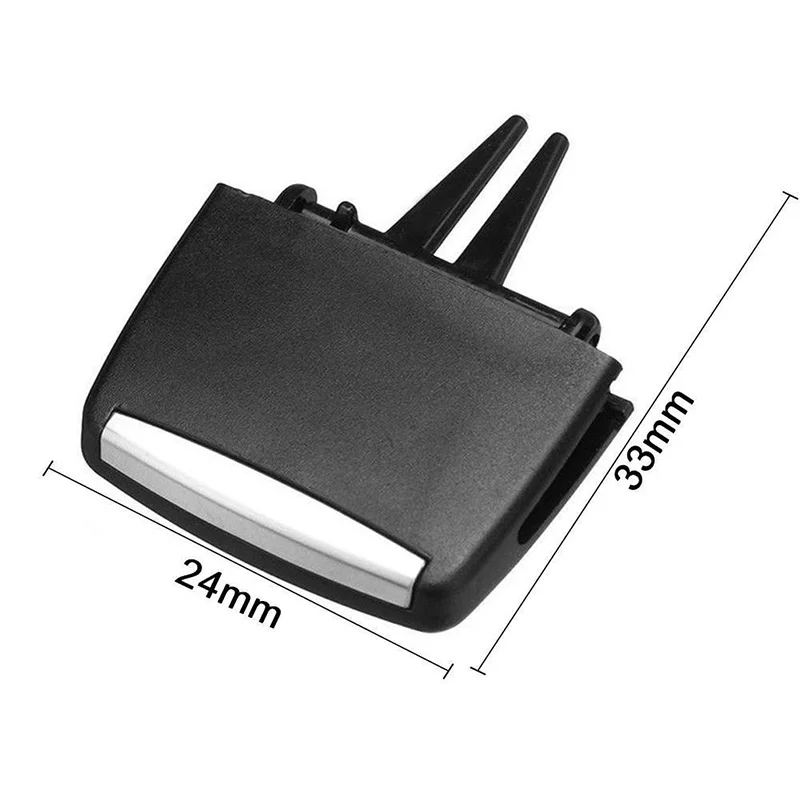 

1pc Car Front A/C Air Conditioning Vent Outlet Tab Clip Parts For BMW X5 E70 X6 E71 Black Front A/C Air Vent Outlet Tab Clip