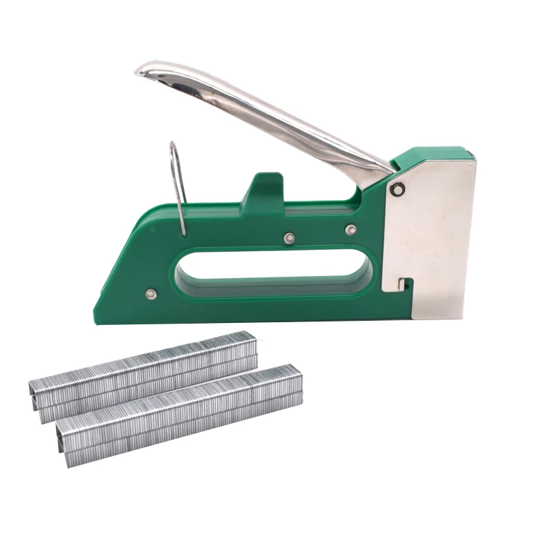 

LIXF Manual Heavy Duty Hand Nail Furniture Stapler for Wood Door Upholstery Tacker Tools
