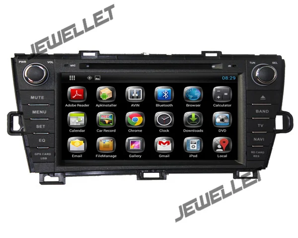 Восьмиядерный ips экран Android 9,0 автомобильный DVD gps радио навигация для Toyota Prius правое Вождение 2010