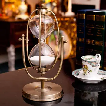 

Vintage Metal Hourglass Home Decoration 31*16.8CM