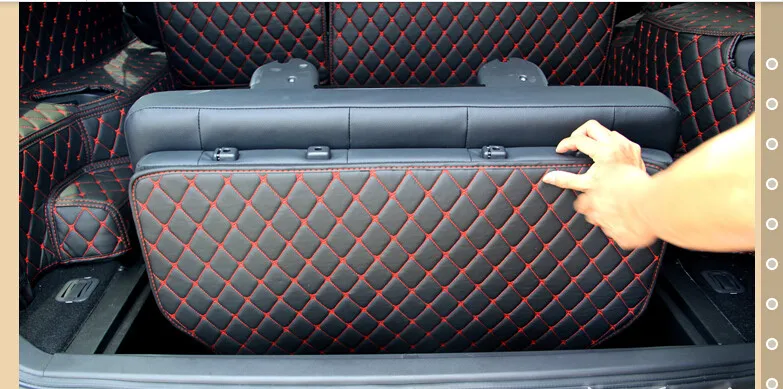 Специальные коврики для багажника для Mitsubishi Pajero 7 мест прочные коврики для багажника для Pajero-2007