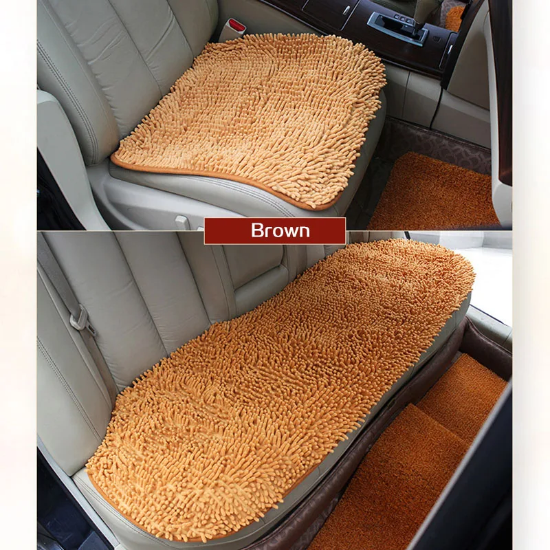

3Pcs Winter Car Seat Covers Keep Heat Plush Cover Up The Car Cushion Protector For Volvo v70 c30 s60 xc70 s80 Auto Accessories