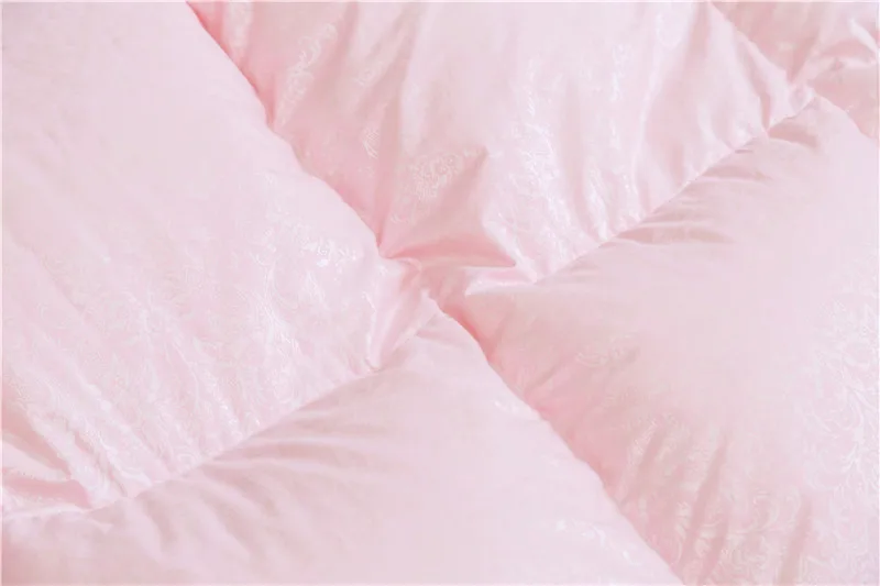 Роскошный 98% утка Подпушка одеяло хлопок крышки Стёганое одеяло Queen Размеры duvet постельное белье Комплект великолепный Топ Класс отелей по всему миру постельные принадлежности