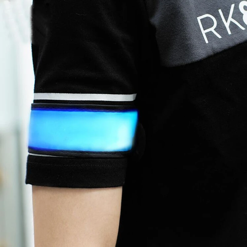 ديترويت: تصبح الإنسان لعبة تأثيري اكسسوارات كونور مصباح ليد مضيئة شارة Armlet الدعائم
