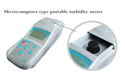 US $113.63 Portable turbidimeter turbidity meter light turbidity meter tester sewage treatment 01000NTU 0200NTU