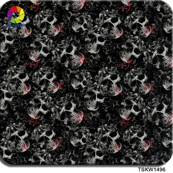 

Free shipping TSAUTOP Width 0.5m skull hydro dipping film for aquaprint WDF1496