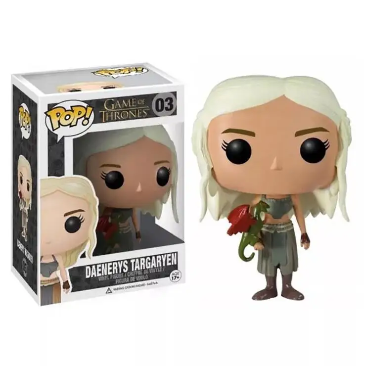 Funko POP Song Of Ice And Fire Игра престолов ПВХ фигурка Коллекционная модель игрушки - Цвет: Box