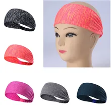 5 Pcs New Wide Sport Headband Stretch Elastic Yoga Running Headwrap Hair Band Bike Cycling Riding Accessories Top Quality Oct 16