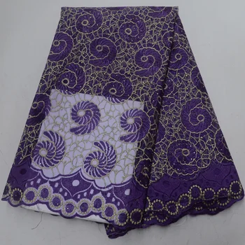 

Free shipping 5yards/lot fashion African tulle lace fabric beautiful French net lace fabric with embroidery for dress PL46