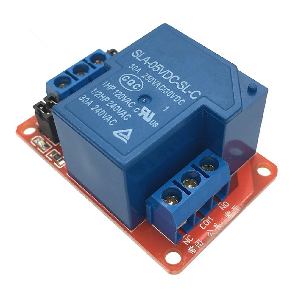 

1 way 30A with optocoupler isolation support high and low level trigger relay module relay board 5V