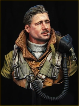 

1/10 Resin Bust model kit WWII movie captain Winster Unpainted X03