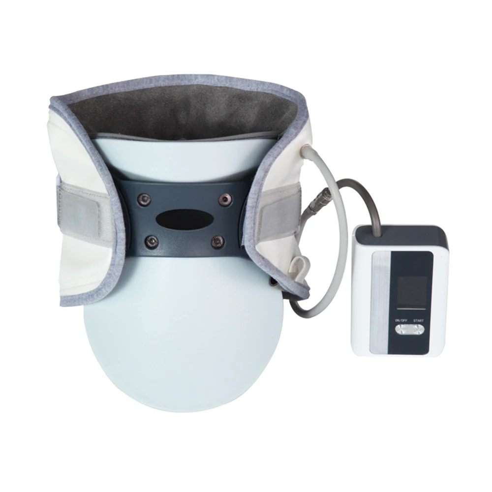 Электрическое устройство для снятия шейки матки, регулируемый надувной воротник, домашний массаж, спондилозный воротник, висячая рамка для шеи