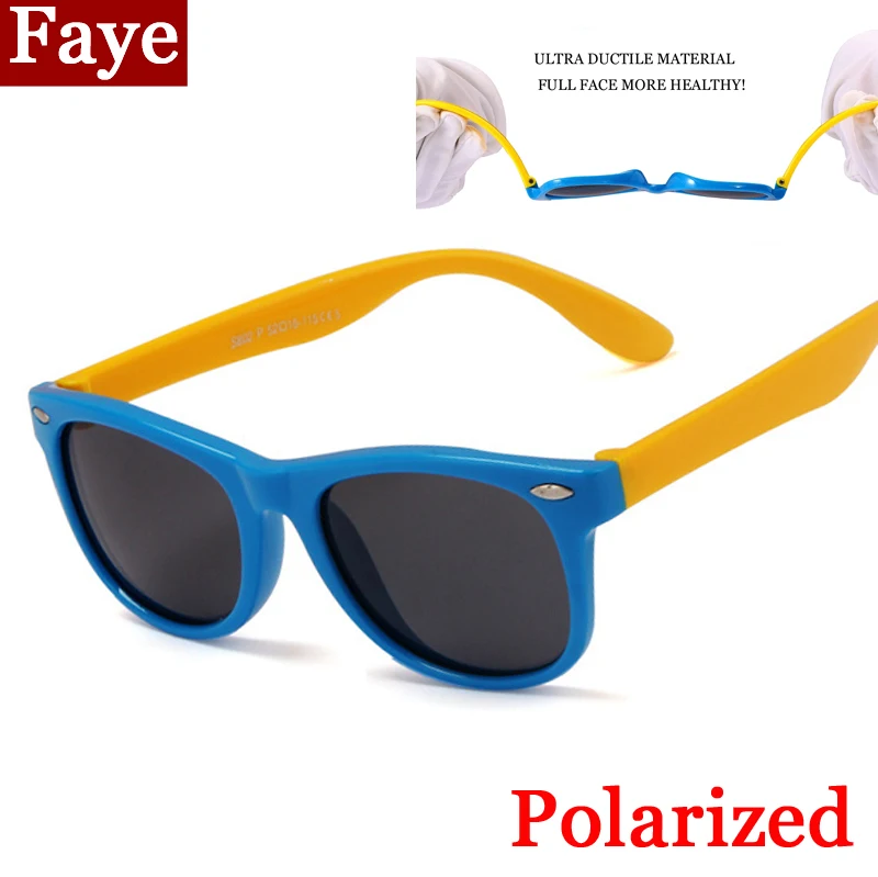 Classic Baby Kids Polarized Sunglasses Children Safety Coating Glasses