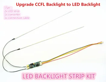 

10pcs/lot 490mm Adjustable brightness led backlight strip kit,Update your 22inch ccfl lcd screen panel monitor to led bakclight