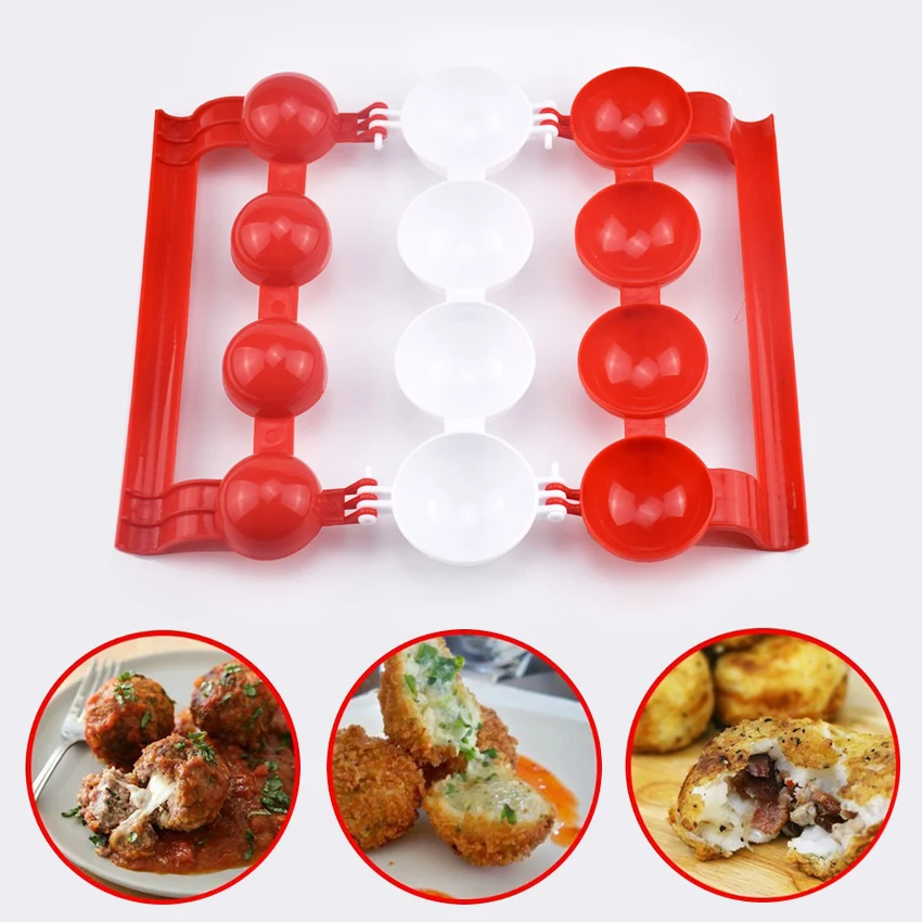Meatball & Fish Ball Maker Mold - Kitchen Gadget For Stuffed Meatballs, Homemade Cooking Tool - View #9