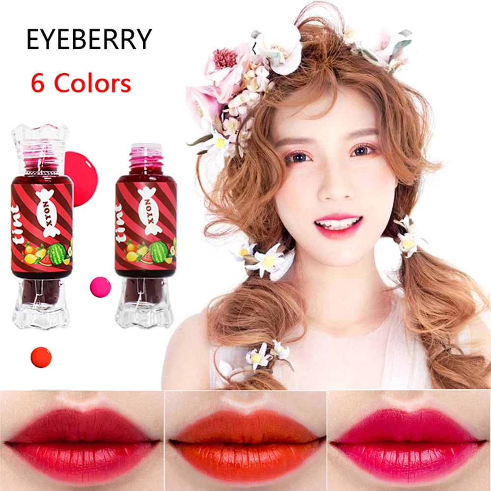 

WJF Korea Color Water Color Lip Gloss TINT Lip Cheek Lip Balm Lasting Moisturizing No Bite Lip Makeup Liquid Lipstick TSLM1