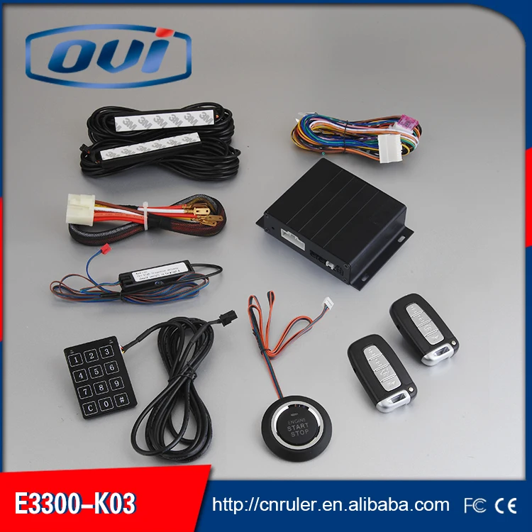 Top Smart PKE Passive Keyless Entry Car Alarm System With Auto Start