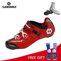 Sidebike 通気性屋外アスレチックサイクリングシューズロード自転車レース靴 Ciclismo Zapatos