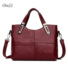 Chu JJ Fashion Women Genuine Leather Handbags OL Style Tote font b Bag b font font