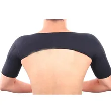 Митенки регулируемые двойные плечевые Поддержка Brace Поддержка травмы артрит боли тренажерный зал спортивные бинты рука protetor de ombro