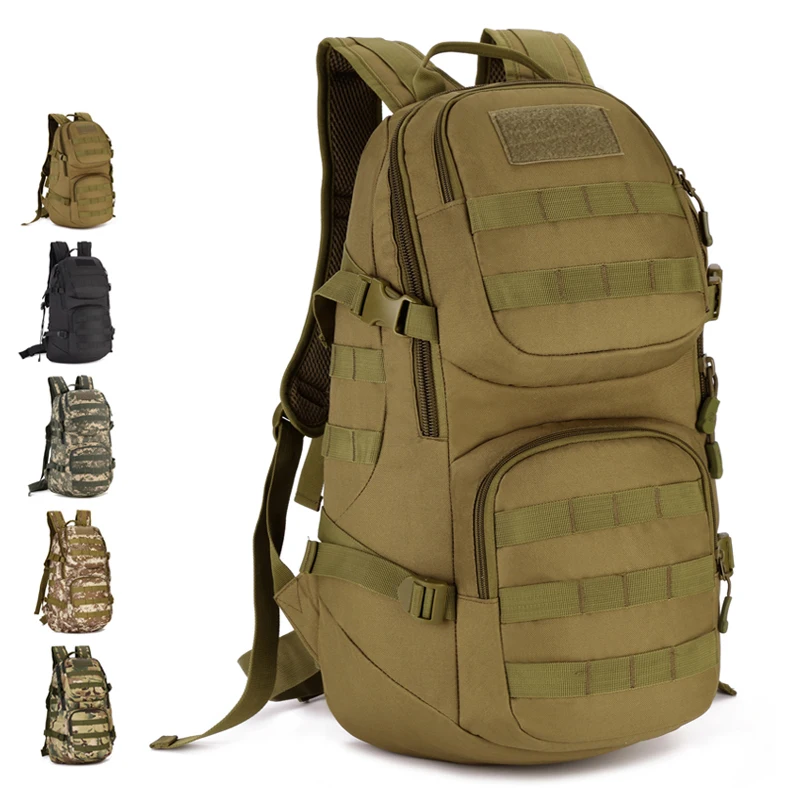 Outdoor font b Tactical b font font b Backpack b font 35L Nylon Camo Climbing Travel