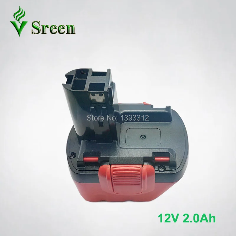 

New 12V Ni-Cd 2000mAh Cordless Rechargeable Power Tool Battery Packs Replacement for Bosch BAT043 BAT045 BAT049 2 607 335 273