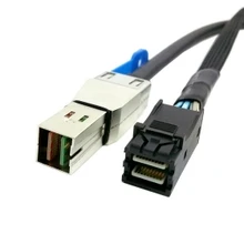 10pcs/lot External Mini SAS HD 4x SFF-8644 to mini sas High Density HD SFF-8643 data server Raid Cable 100cm,By Fedex