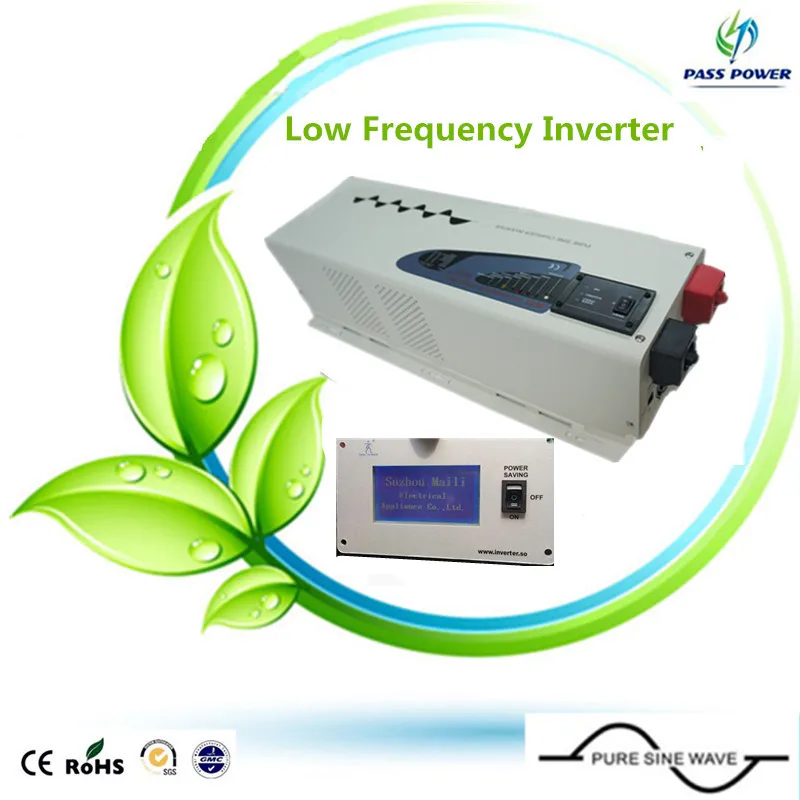 

CE,ROHS,ISO9001 approved, lcd remote controller solar ups system inverter 4000w 48v to 240v pure sine wave inverter