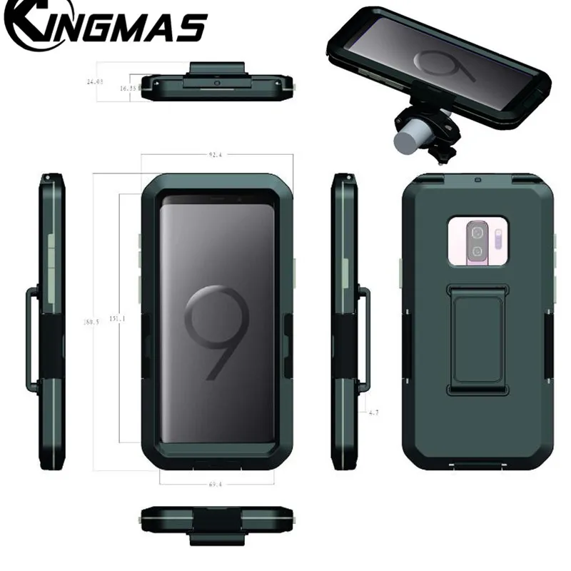 

Universal Bicycle Phone Holder case Handlebar Clip Stand For Samsung Galaxy S8 S9 Plus shell holder For Samsung S7 cover coque