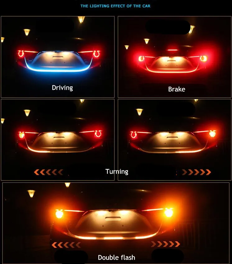 120cm-Car-styling-Tailgate-signal-light-strip-Red-Blue-Yellow-led-trunk-light-strip-kit-Turn