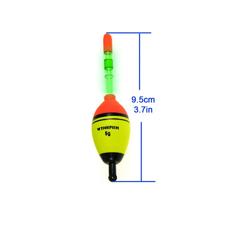 Горячая ночные светящиеся Рыболовные Поплавки 2 шт 5 г эва Поплавок Рыболовные Поплавки ночные поплавки