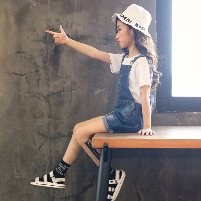 

Baby Girl Clothes Set 2019 New Fashion Toddler Kids Girls Outfits 5 6 7 8 9 10 12 Years T-shirt + Jeans Overalls Teenage Cothing