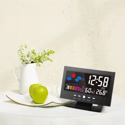 Цветной цифровой термометр-гигрометр для измерения температуры и влажности