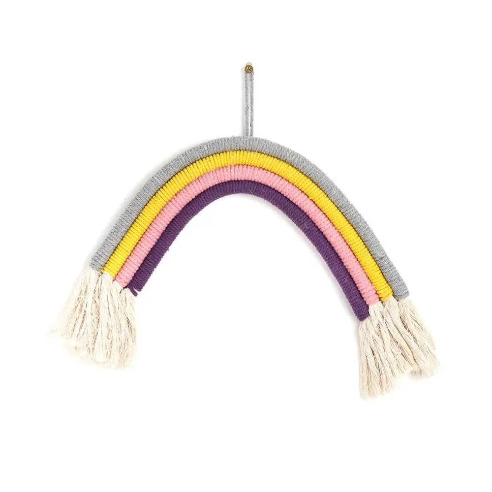 4 Rainbow Hanging Decor Baby Kids Handmade Wall Bed Tent Mosquito Net Decoration Cuna Dormitorio Infantil for Children Baby Room - Цвет: 4