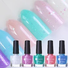 UR сахарный лак для ногтей с блестками желе цвет лак для ногтей, маникюр Лак быстро сухой длительный Маникюр украшение для ногтей 6 мл