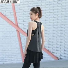 JINXIUSHIRT Йога укороченный топ спортивный бюстгальтер спортивный жилет укороченный без рукавов женский Malga Larga фитнес анти-пот Быстросохнущий
