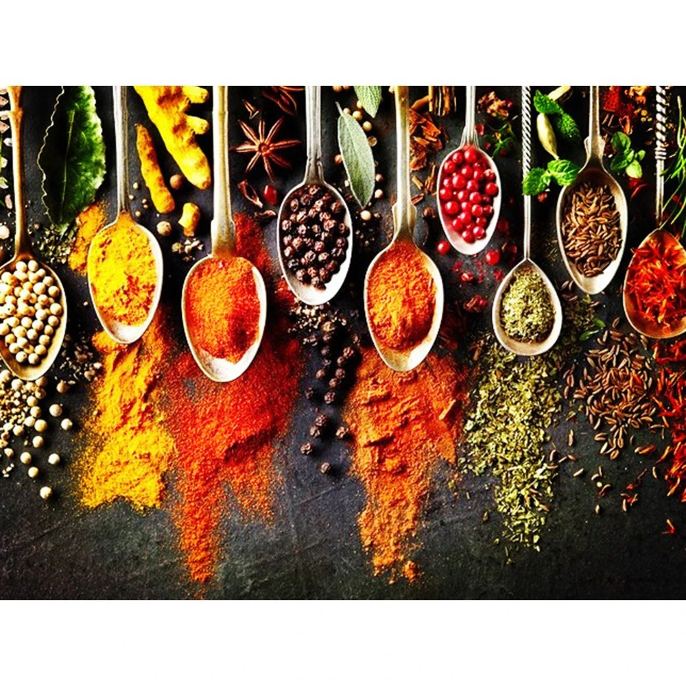 

5D DIY Diamond Painting Kitchen Seasoning Full Square Diamond Embroidery Home Kitchen Decoration Mosaic Picture Of Rhinestones